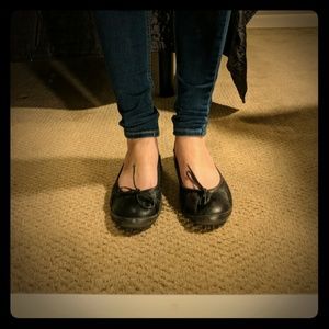 Clark's leather ballet flats